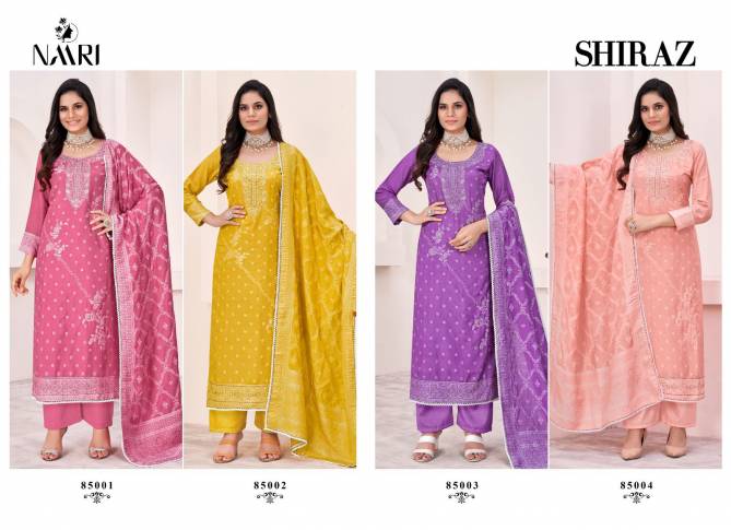 Siraz By Naari Viscose Muslin Jacquard Wedding Salwar Kameez Wholesale Market In Surat